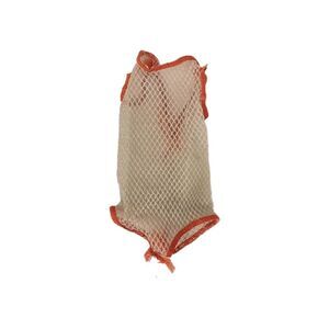Vintage Mod Barbie TNT White Orange Mesh Swimsuit Cover-up